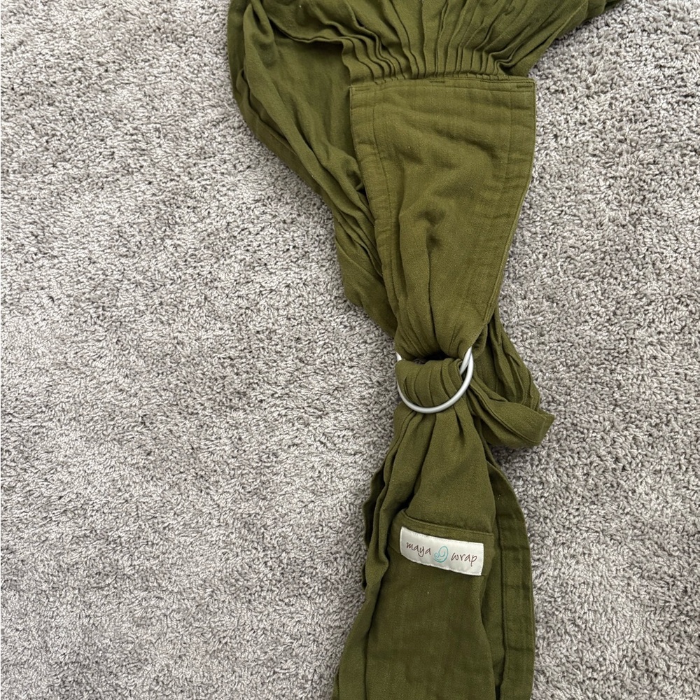 Maya Kids Olive Green Ring Sling